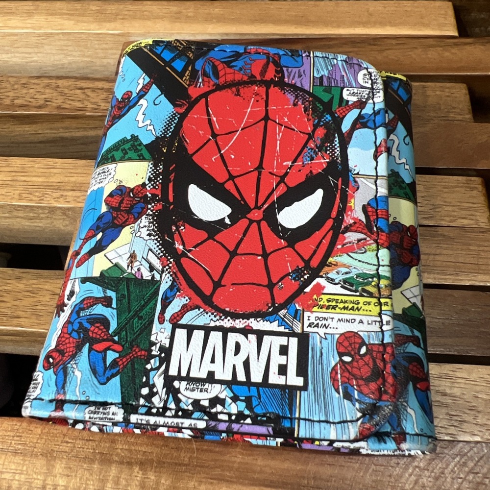 Spiderman MARVEL Trifold Wallet Comic Book Style